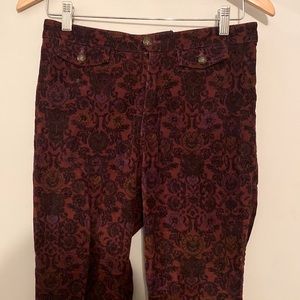 Corduroy Cropped Pants